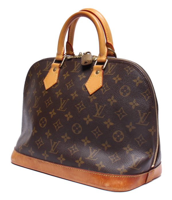 aol0131899 2 Louis Vuitton Handbag Alma Monogram Brown