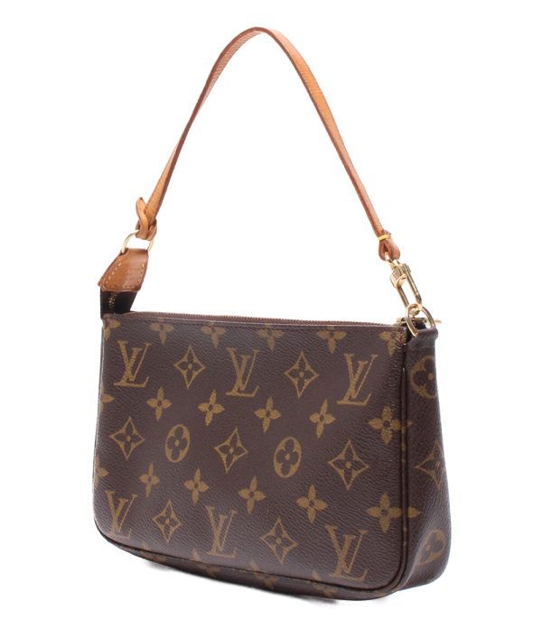 aol0132092 2 Louis Vuitton Handbag Pochette Accessoire Brown