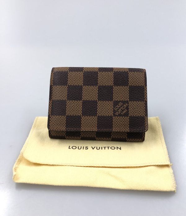 aol0132331 6 Louis Vuitton Case Anvelop Carte De Visite Brown