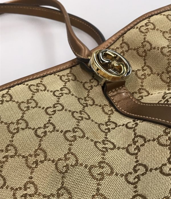 aol0132338 8 Gucci Tote Bag GG Canvas Beige