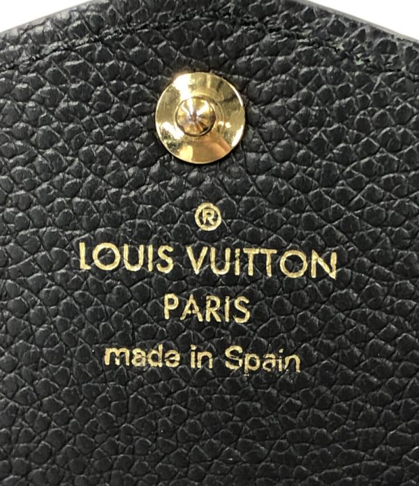 aol0132547 4 Louis Vuitton Long Wallet Portefeuille Sara Black