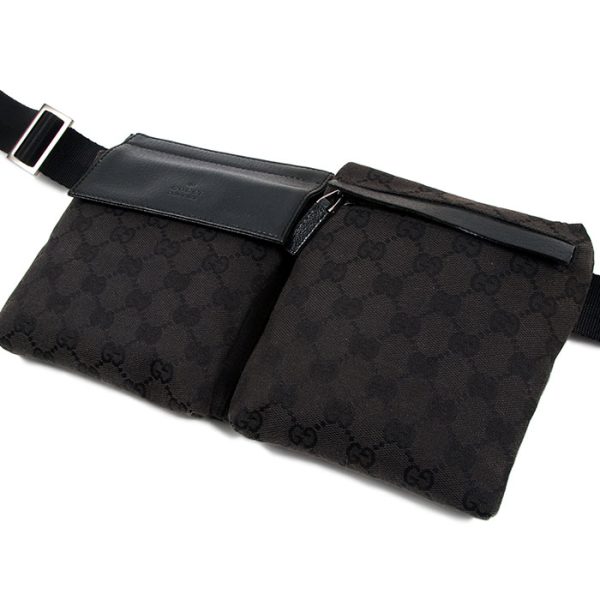 b2104 2 Gucci Gg Canvas Waist Pouch Body Bag