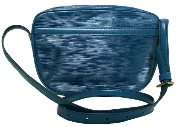 b422204324 1 Louis Vuitton Johnnefille Shoulder Bag Epi Leather Blue