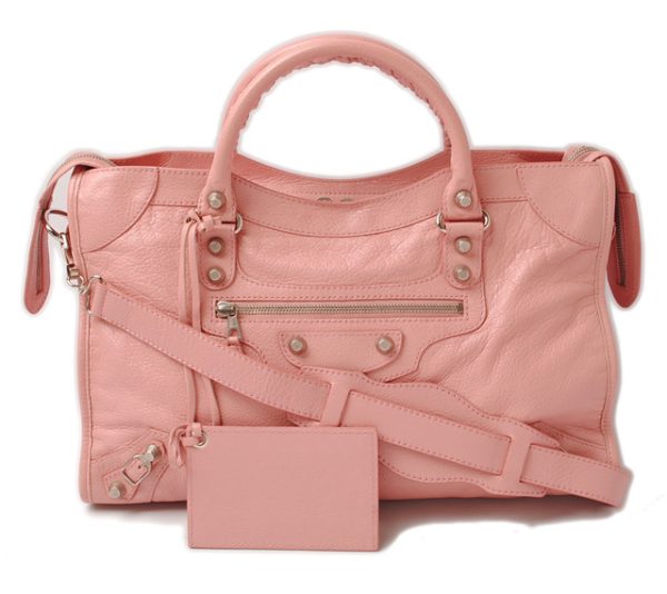 ba 16 004 1 Balenciaga Giant City Handbag Rose