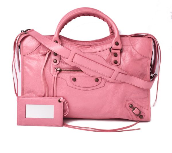 ba 19 015 1 Balenciaga Hand Shoulder Bag The City Pink