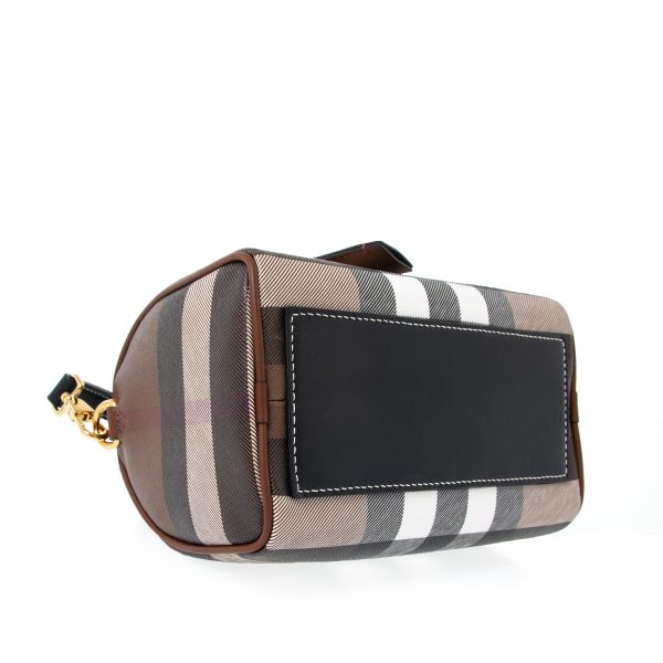 bag0890 05 Burberry Mini Polyester Shoulder Bag Brown