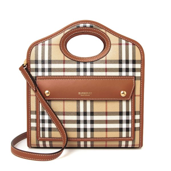 bag0911 03 Burberry Mn Leather Shoulder Bag Brown