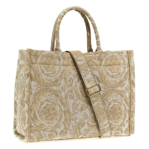 beca9c036718c27 ju 2 Versace Athena Barocco Beige Bag Shopping Tote