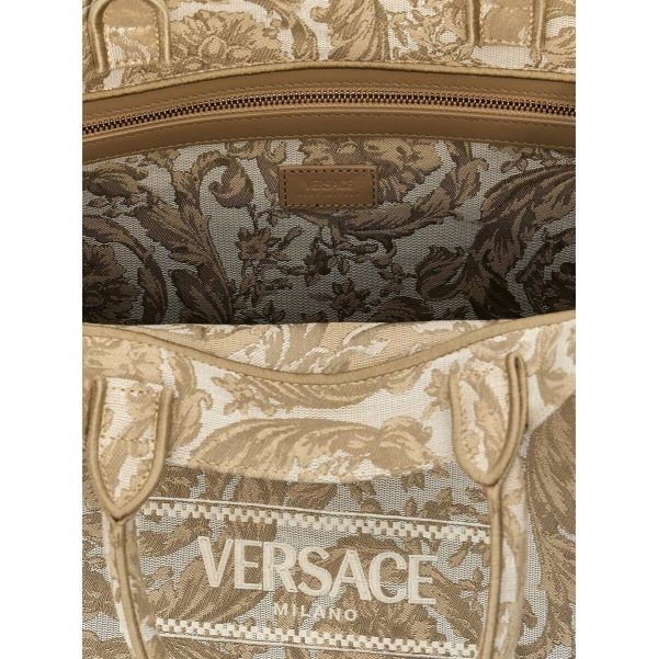 beca9c036718c27 ju 4 Versace Athena Barocco Beige Bag Shopping Tote