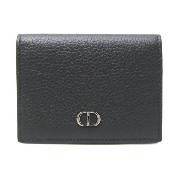 bf573637 1 Christian Dior Leather Business Card Holder Black