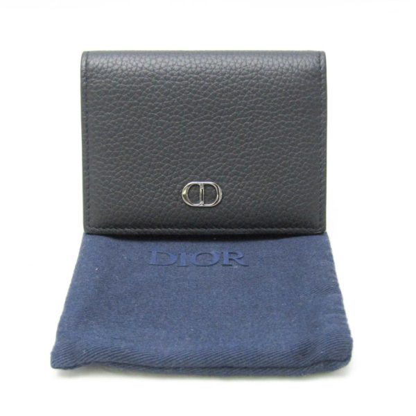 bf573637 11 Christian Dior Leather Business Card Holder Black