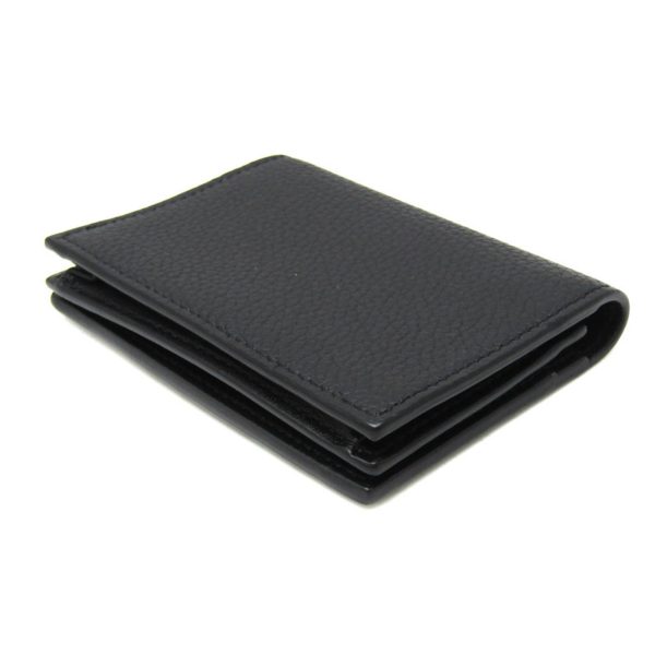 bf573637 2 Christian Dior Leather Business Card Holder Black