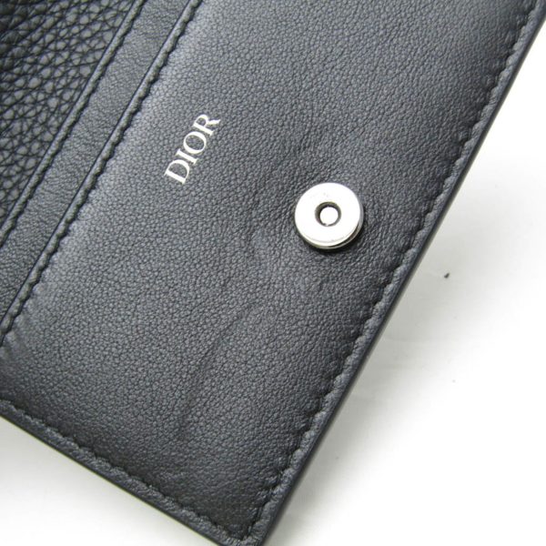 bf573637 8 Christian Dior Leather Business Card Holder Black