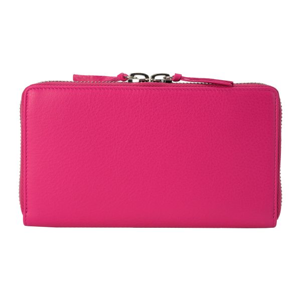 bl381226dlq0n5550 2 Balenciaga Papier Long Wallet Leather Pink