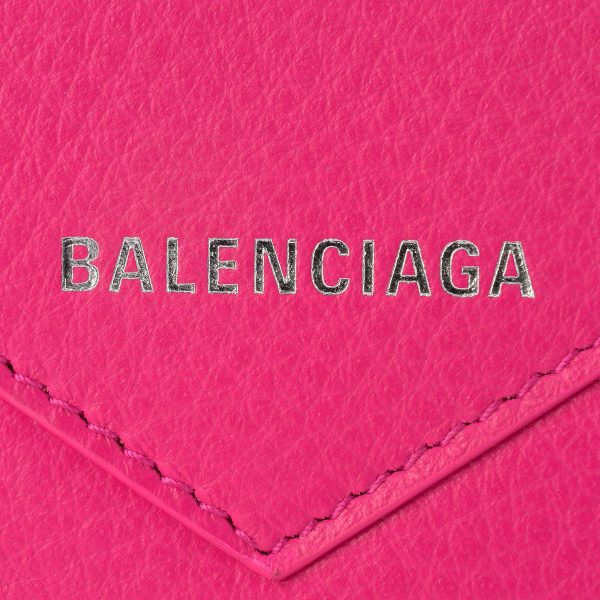 bl381226dlq0n5550 6 Balenciaga Papier Long Wallet Leather Pink