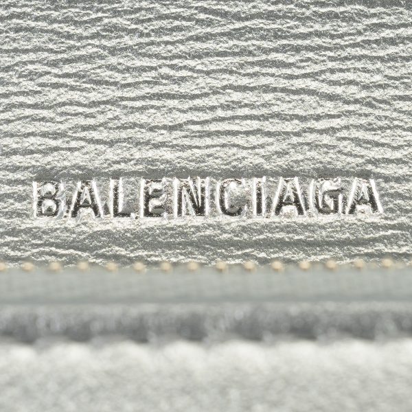 bl4992071nddn8110 8 Balenciaga Paper Long Wallet Leather Silver