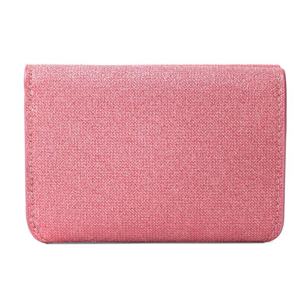 bl593813210ie5860 2 Balenciaga Cash Trifold Wallet Leather Pink