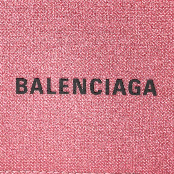 bl593813210ie5860 8 Balenciaga Cash Trifold Wallet Leather Pink