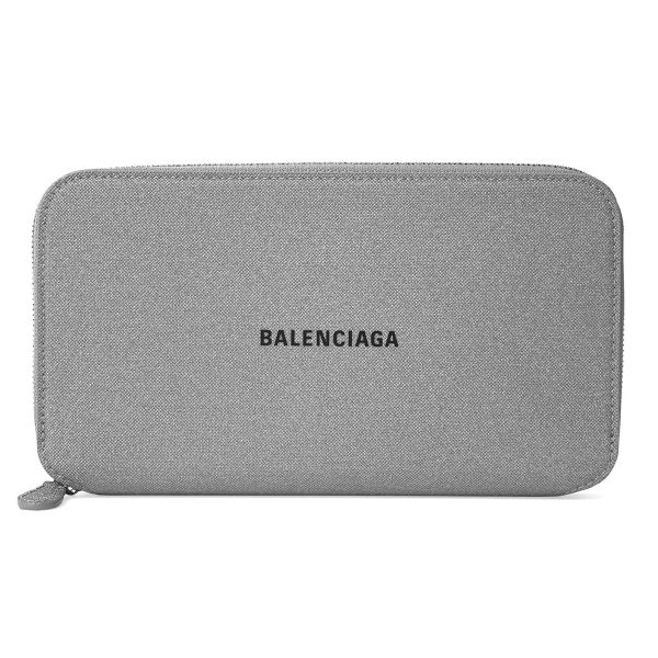 bl5942902102o1501 1 Balenciaga Cash Long Wallet Leather Silver