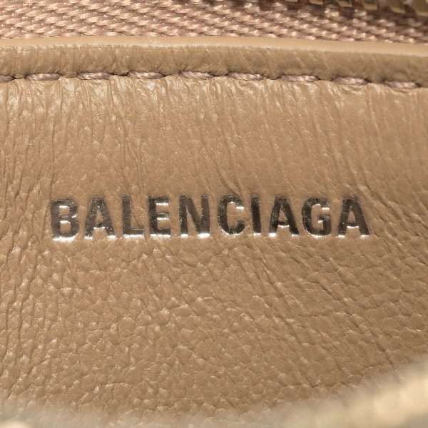 bl5943241izi31290 9 Balenciaga Cash Card Case Leather Greige