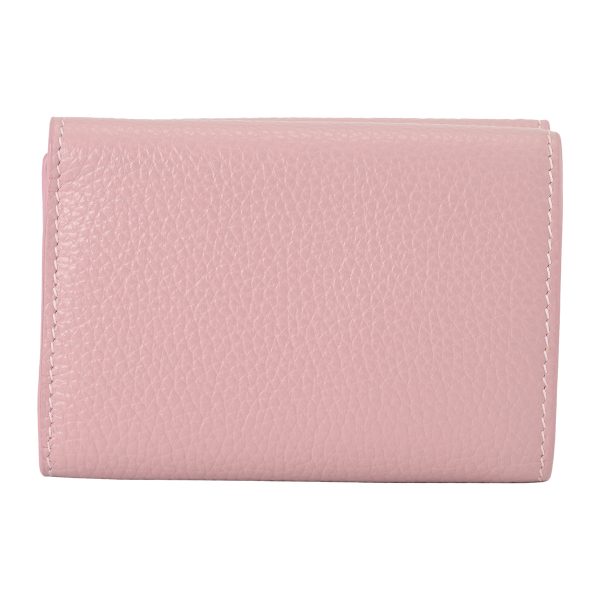 bl64010715y0y6903 2 Balenciaga Neo Classic Trifold Wallet Leather Pink