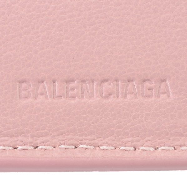 bl64010715y0y6903 9 Balenciaga Neo Classic Trifold Wallet Leather Pink