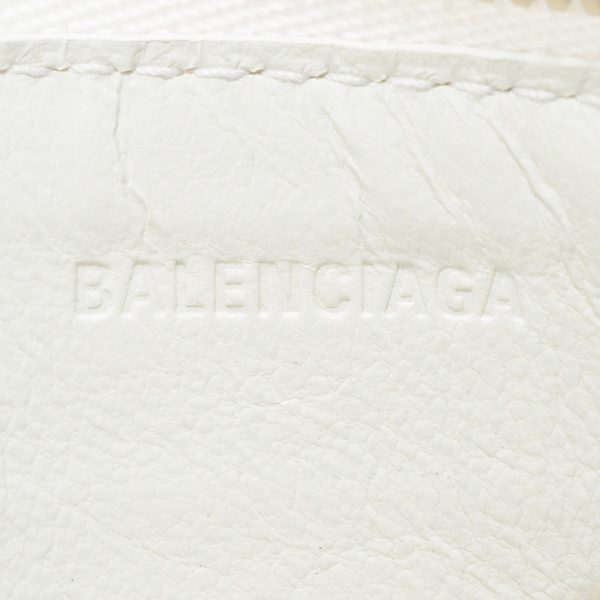 bl6405351r0p39060 9 Balenciaga Everyday Coin Case Leather White