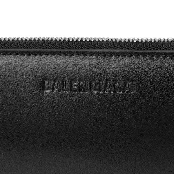 bl66404123vmy1081 6 Balenciaga Essential Long Wallet Leather Black