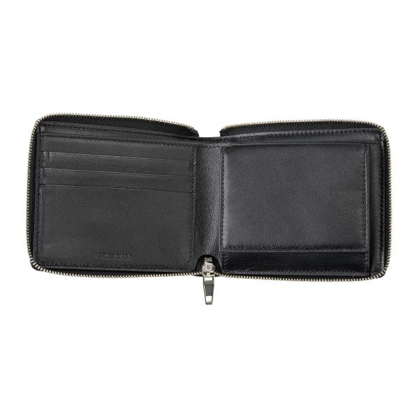 bl66404323v0y1000 4 Balenciaga Essential Bifold Wallet Leather Black