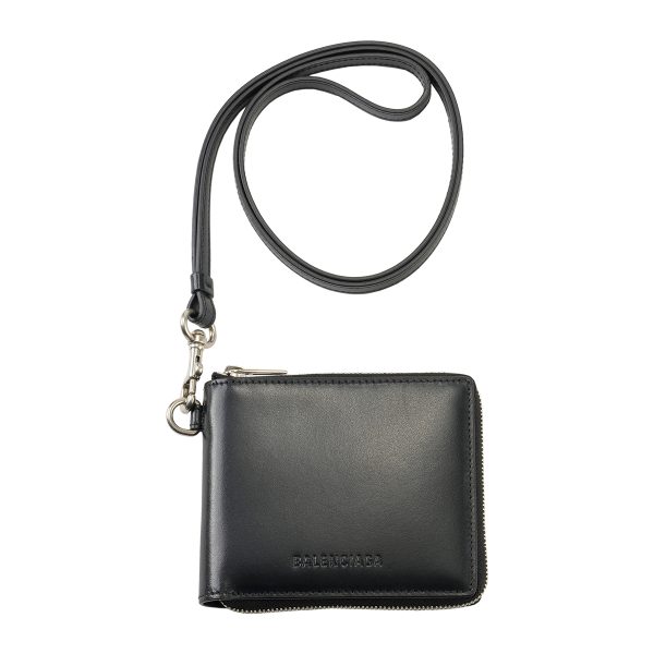 bl66404323v0y1000 9 Balenciaga Essential Bifold Wallet Leather Black