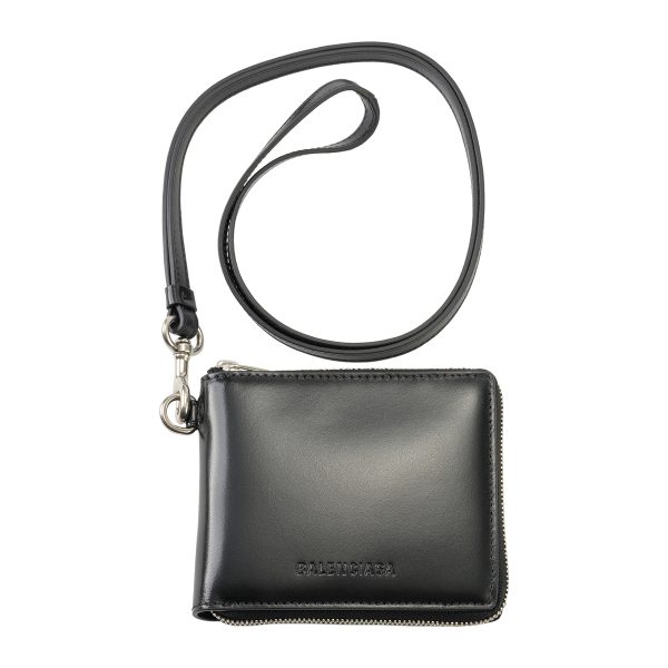 bl66404323vmy1081 9 Balenciaga Essential Bifold Wallet Leather Black