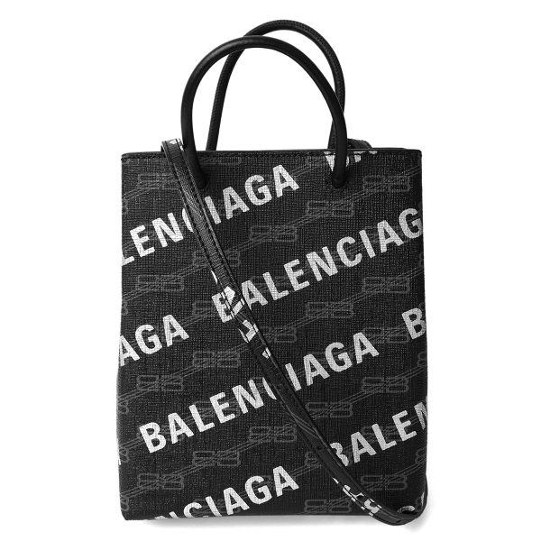 bl6938052aahz1060 1 Balenciaga Signature Tote Bag Leather Black