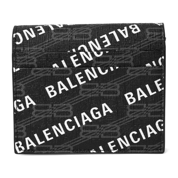 bl719702210h01060 2 Balenciaga Signature Bifold Wallet Leather Black