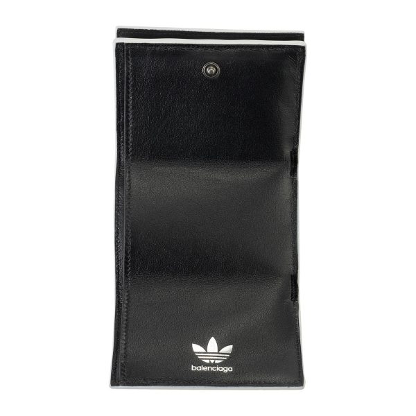 bl721893210m69160 4 Balenciaga Balenciaga X Adidas Trifold Wallet Leather Blue