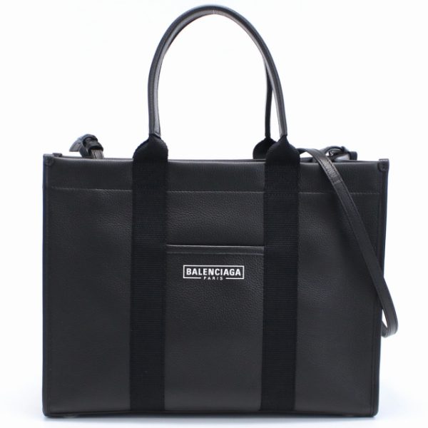 blc671400031 1 Balenciaga Tote Bag Calfskin Black