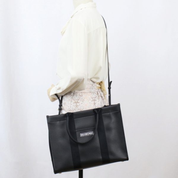 blc671400031 17 Balenciaga Tote Bag Calfskin Black