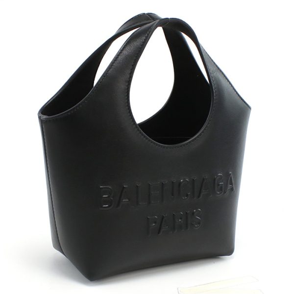 blc747036011 1 Balenciaga Leather Tote Bag Black