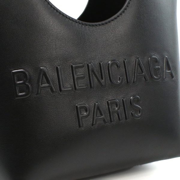 blc747036011 2 Balenciaga Leather Tote Bag Black