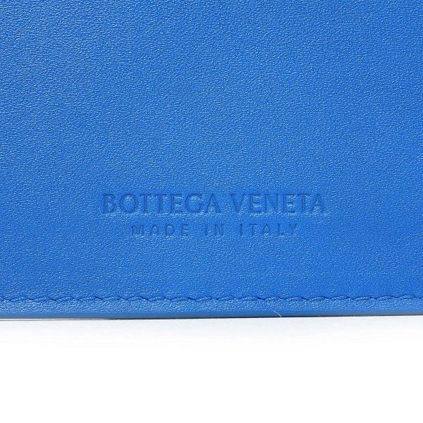 bo667037vcpq34256 6 BOTTEGA VENETA Intrecciato Long Zipper Card Case Leather Blue