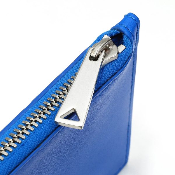 bo667037vcpq34256 7 BOTTEGA VENETA Intrecciato Long Zipper Card Case Leather Blue