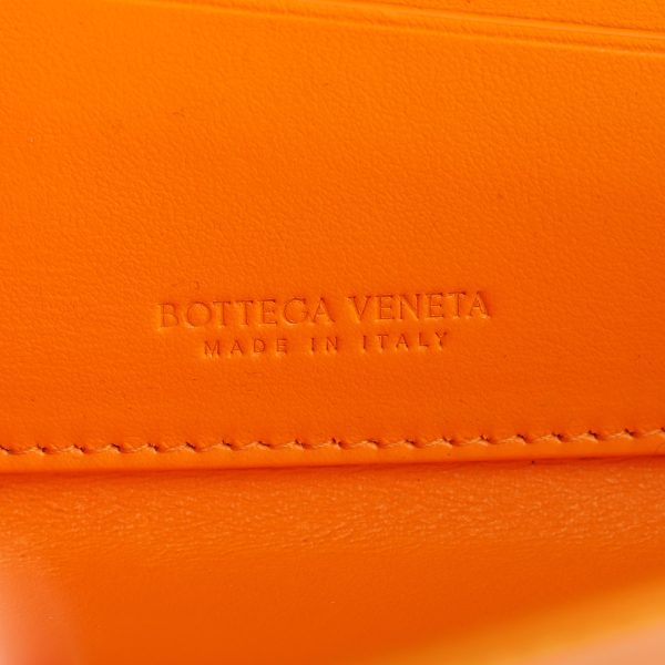 bo702034v1c307004 8 Bottega Veneta Point Lock Small Clutch Bag Leather Orange