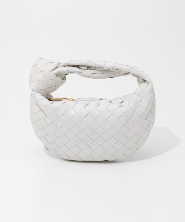 bot0000001015 Bottega Veneta Leather Gift Bag White