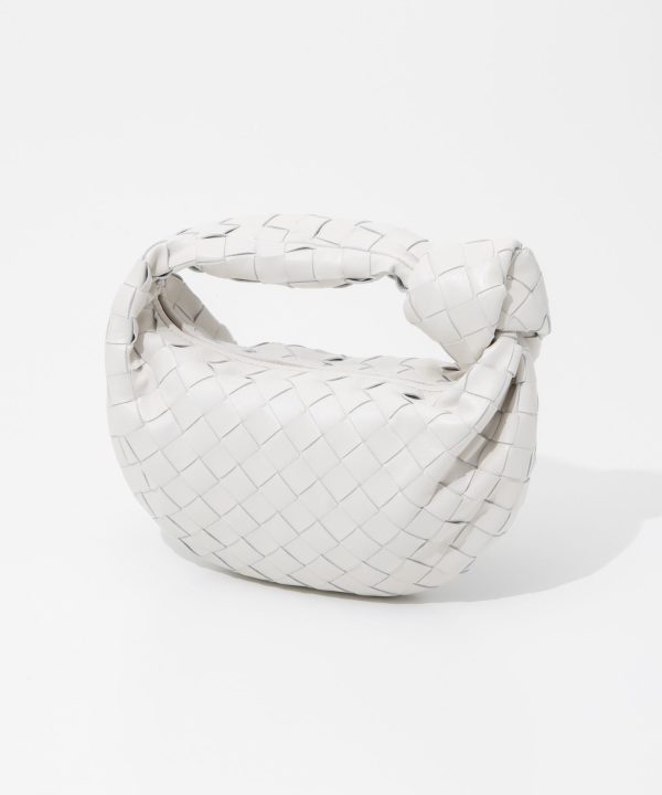 bot0000001015 4 Bottega Veneta Leather Gift Bag White