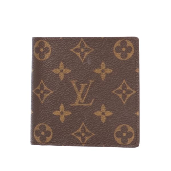 brb10010000014571 1 Louis Vuitton Bifold Wallet Leather Monogram Canvas