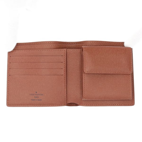 brb10010000014571 4 Louis Vuitton Bifold Wallet Leather Monogram Canvas