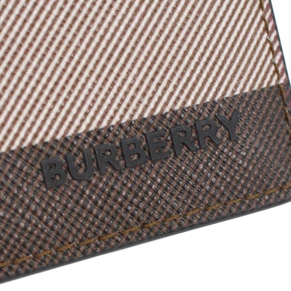 bur8052802011 2 Burberry Leather Bifold Wallet With Coin Purse Brown