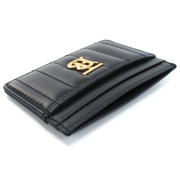 bur8062374011 3 Burberry Leather Card Case Black