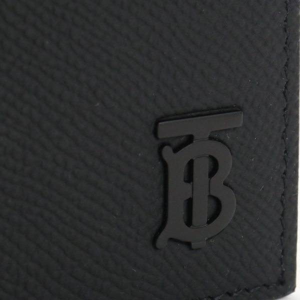 bur8069731011 2 Burberry Burberry Leather Bifold Wallet Black