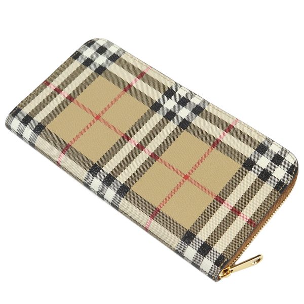 bur8070598011 4 Burberry Burberry Leather Long Wallet Brown