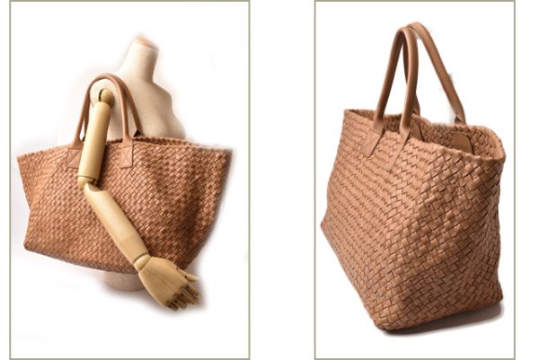 bv 18 003 2 Bottega Veneta Cabas GM Tote Bag Camel